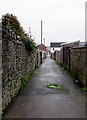 A back lane in Treherbert in CF42 5EN