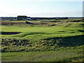 Green and tee, Royal Cinque Ports golf course in CT14 6RF