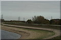 View back along the path next to the Lockwood Reservoir in E17 5QA