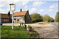 The Crown closed inn beside the A4130 in RG9 5RT