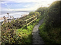 Cleveland Way Footpath near Sandsend in YO21 3SU