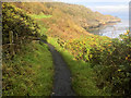 Cleveland Way Cliff Path near Sandsend in YO21 3SU