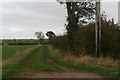 Farm track off the B1191 south of Ashby de la Launde in North Kesteven District