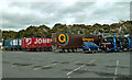 Lorries At Charnock Richard in PR7 5LJ