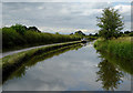 Canal east of Endon in Staffordshire in ST9 9DS