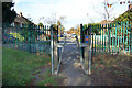 Gate out of Ditton Park in SL3 7JG