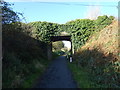 Bridge over the cycleway in SA16 0YB