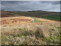 View towards Blackstone Edge from Stormer Hill in Littleborough Lakeside Ward