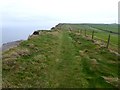 Clifftop path at Gallihowe in TS13 4UX