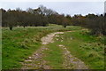 Path towards Furze Hill in SP9 7RB