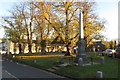 Harrold War Memorial and village green in MK43 7DU