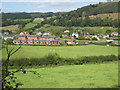Modern housing at the south end of Llanfyllin in SY22 5JZ