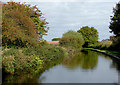 Canal west of Branston, Staffordshire in DE13 9GD
