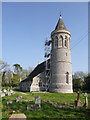Work on the tower, Higham church in IP28 6NH