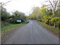Hawke's Lane entering Sibford Gower and Burdrop in OX15 5RH