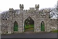 Grand entrance to Pendeen church in TR19 7DP