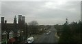 Ipswich: the view up Norwich Road from the railway in IP1 5NN