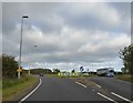Roundabout on the A1 at Scremerston in TD15 2RB