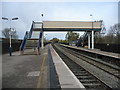 Footbridge, Alfreton Station in DE55 7JR