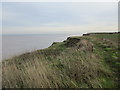 Collapsing cliff near Garthends Lane in HU11 4UL