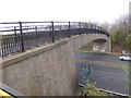 Foot- and cycleway bridge in NE2 4BJ