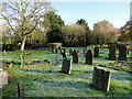 Frosty morning in Boughton churchyard in Wissey Ward