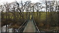 Footbridge over River Eamont at Pooley Mill in CA10 2NG