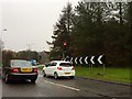 Traffic at roundabout in SA4 9FB