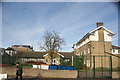 View of the Holy Family Catholic School from Church Lane in E17 3EA