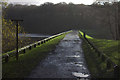 Path over Roddlesworth reservoir dam in BB3 0NE