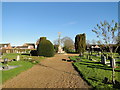 Cawston cemetery and War Memorial in NR10 4AH