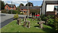 Cheswardine - Symons Way, miniature stone circle in TF9 2RP