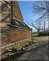 Little Downham: ancient brickwork at Tower Farm in CB6 2TD