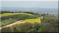 Cud Hill as seen from Painswick Beacon in GL6 6SZ