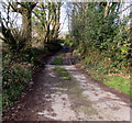 Public footpath in the south of Bettws in CF32 8UN