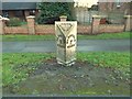 Milepost at South Normanton in DE55 2JD