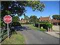 Stop sign, Marlingford in NR9 5AG