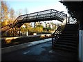 Footbridge, Giffnock railway station in G46 6JQ