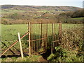 An old-fashioned kissing gate in BS48 3RP