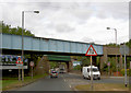 Railway bridges on Doncaster road into Wakefield. in WF1 5DB
