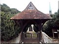 Lych gate at St Mary's Church, Bayford in SG13 8PY