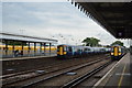 Trains cross at Paddock Wood in TN12 6ER