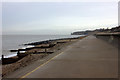 East Cliff Promenade looking east towards Reculver in CT6 6PY