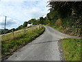 Lane below Erwallo Uchaf in LL20 7AA