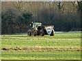 Muck spreading at Moorcroft Farm in DE22 4DS