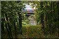 Railway bridge across River Wandle in SW19 8BU