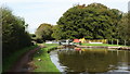 View NW towards Lock 2, Tyrley Locks near Market Drayton in TF9 2AG