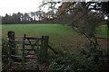 Gate to footpath to Chiseldon in SN3 6GE