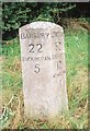 Old Milestone by the A413 near Addington in MK18 2JW