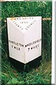 Old Milepost by the A536, Macclesfield Road, Congleton in CW12 2AX